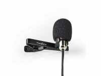 Mikrofon NEDIS Klmma/Mygga 3,5 mm svart