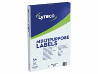 Etikett LYRECO 99,1x67,7mm 2000/FP