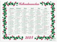 Vggkalender Stora Hallonalmanack - 5010